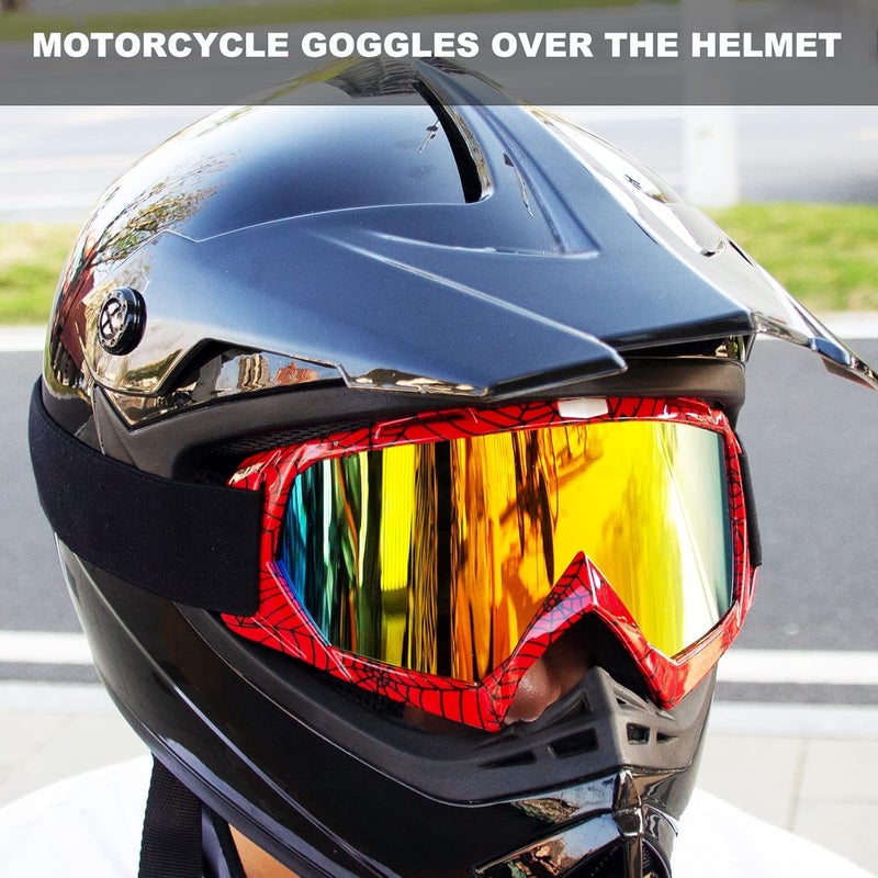 CoPvner Store Dirt Bike Goggles for Motorcycle, ATV, Motocross, Riding, Offroad - Adult, Men, Women, Youth, Kids - Image 5